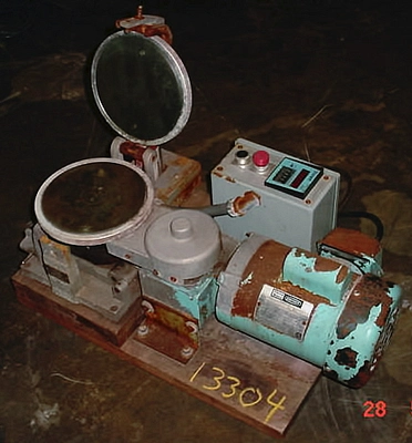 USED HOOVER MULLER TABLE TOP PIGMENT MIX PIGMENT SAMPLE MIXER