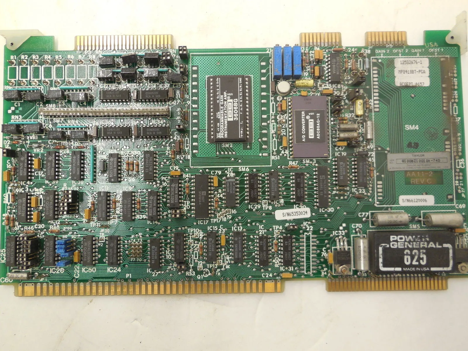 ABB TAYLOR 6100BZ10010A ANALOG INPUT MODULE