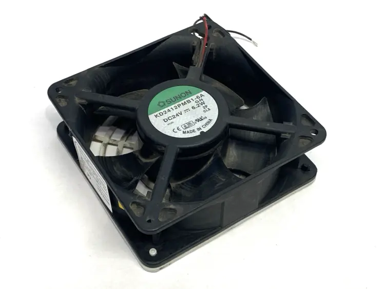 Used SUNON Axial Cooling Fan 2-Wire 120mm x 120mm x 38mm 24VDC 6.2W Electronic Component Fans Michigan US | Maverick Industrial Sales #1398779