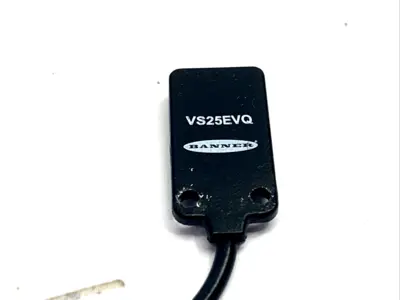 59161, VS25EVQ | Banner VS25EVQ Ultra Thin Miniature Photoelectric Sensor, M8 3-Pin Male, 59161 - Used