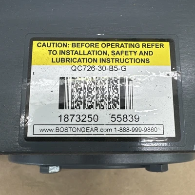 USED Boston Gear QC726-30-B5-G