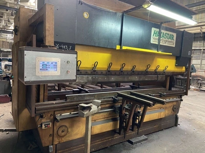 HATEBUR CNC Press Brake, in good working condition, visible under power