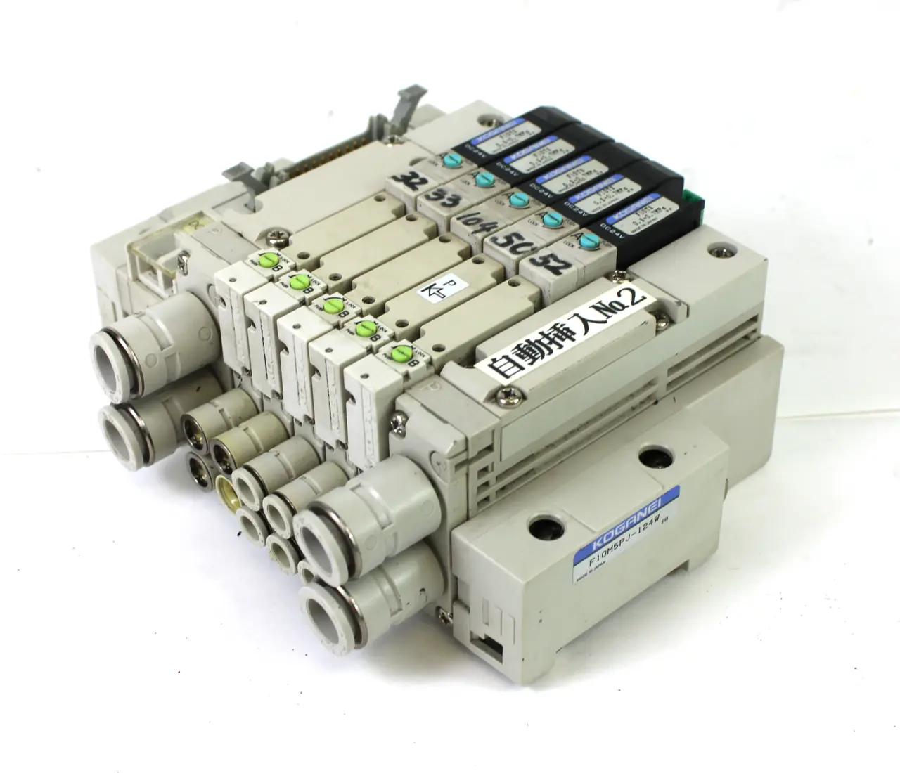 Koganei F10M5PJ-124W Pneumatic Solenoid Assembly w/ F10T2