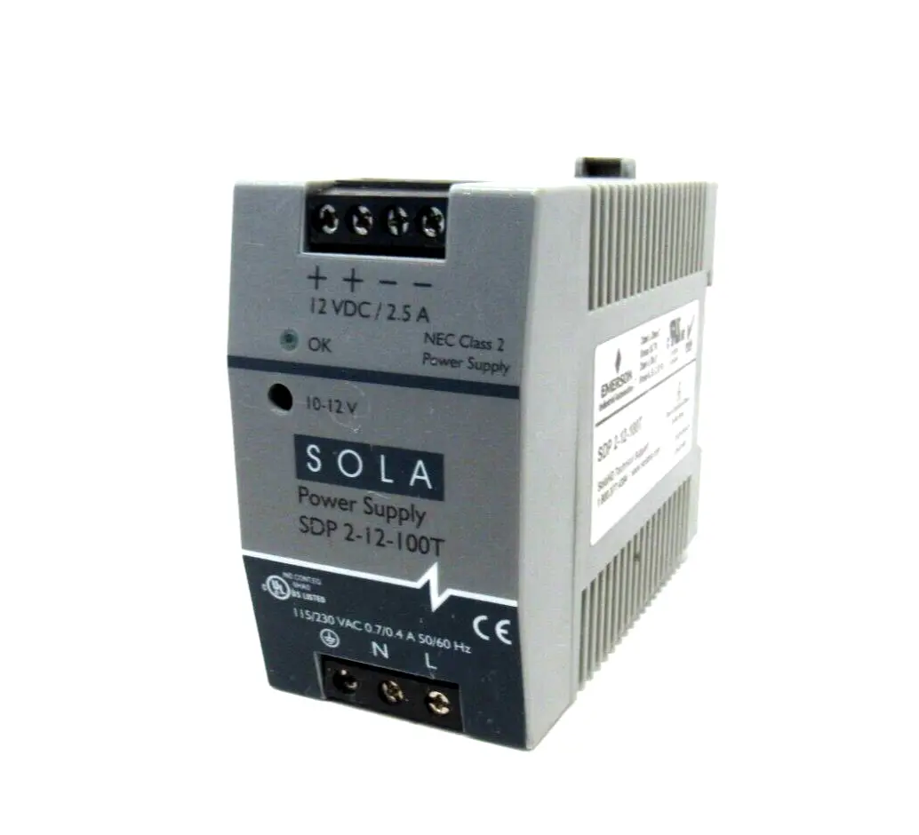 USED SOLA SDP2-12-100T POWER SUPPLY SDP212100T