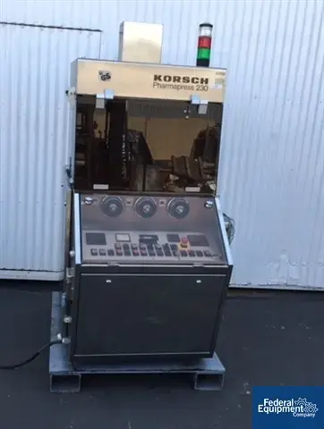 Used Korsch Korsch PH230 Tablet Press, 14 Station Tablet Presses Ohio US | Federal Equipment Company #126106