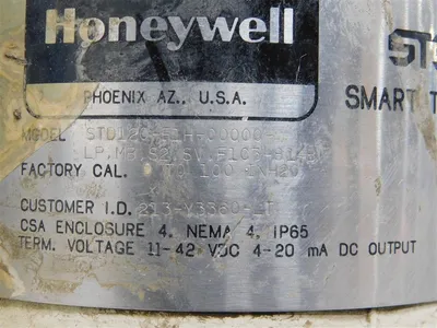 USED HONEYWELL STD120-E1H-00000-LP,MB,S2,SV,F1C3-814B