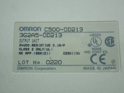 Used OMRON C5000D213 PLC Input & Output Ohio US | HGR 24 #907441