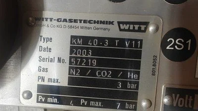 USED WITT-GASETECHNIK KM403TV11