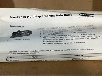 Used BANNER DX80ER9MH Modems Ohio US | HGR 24 #1301641