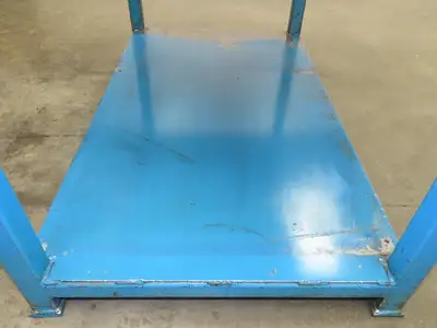 1-1/8" Steel Top Machine Base Welding Table Work Bench 50"W 30"D 34-3/4"H