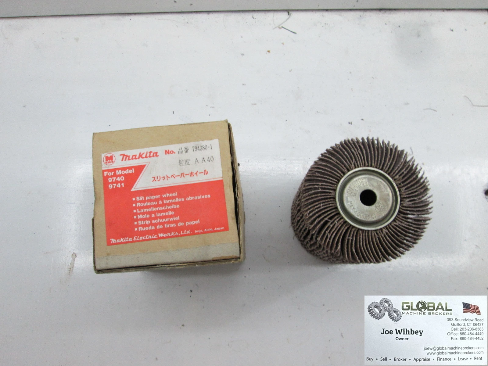 Makita Slit Paper Sanding Wheel model, 794380-1