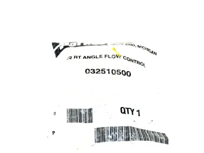NEW PARKER 032510500 1/2" RIGHT ANGLE FLOW CONTROL VALVE