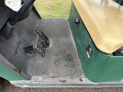 (1) 2015 E-Z-Go golf cart with a Kawasaki gas engine, does not include Club canopy, includes ball wa...