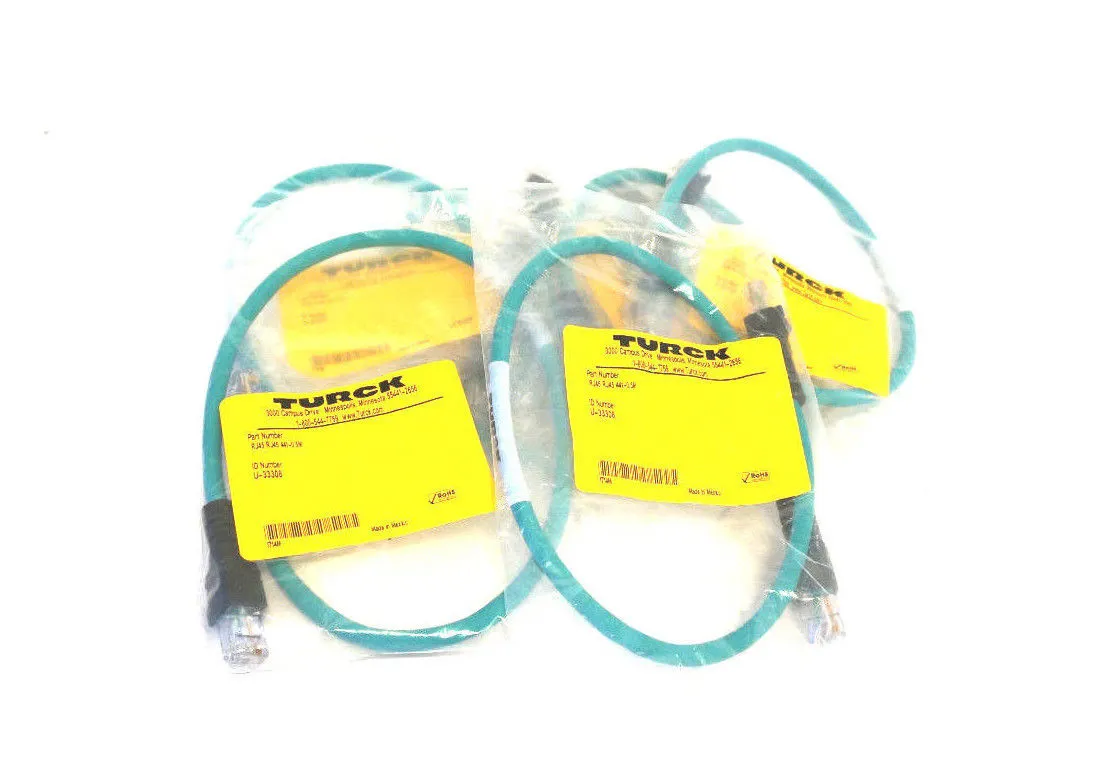 6 NEW TURCK RJ45RJ45441-05.M CABLE U-33308 RJ45RJ4544105M U33308