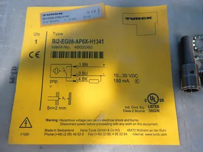 Used TURCK BI2EG08KAP6XH1341 Proximity Sensors Ohio US | HGR 24 #1406323