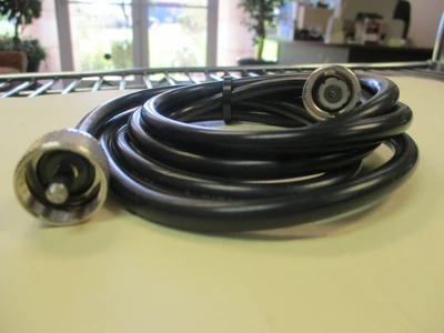 USED HIRAKAWA 3C-2V BNC MALE TO RG-8X MALE CABLE