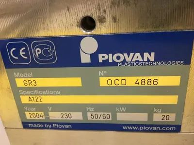 USED PIOVAN GR3