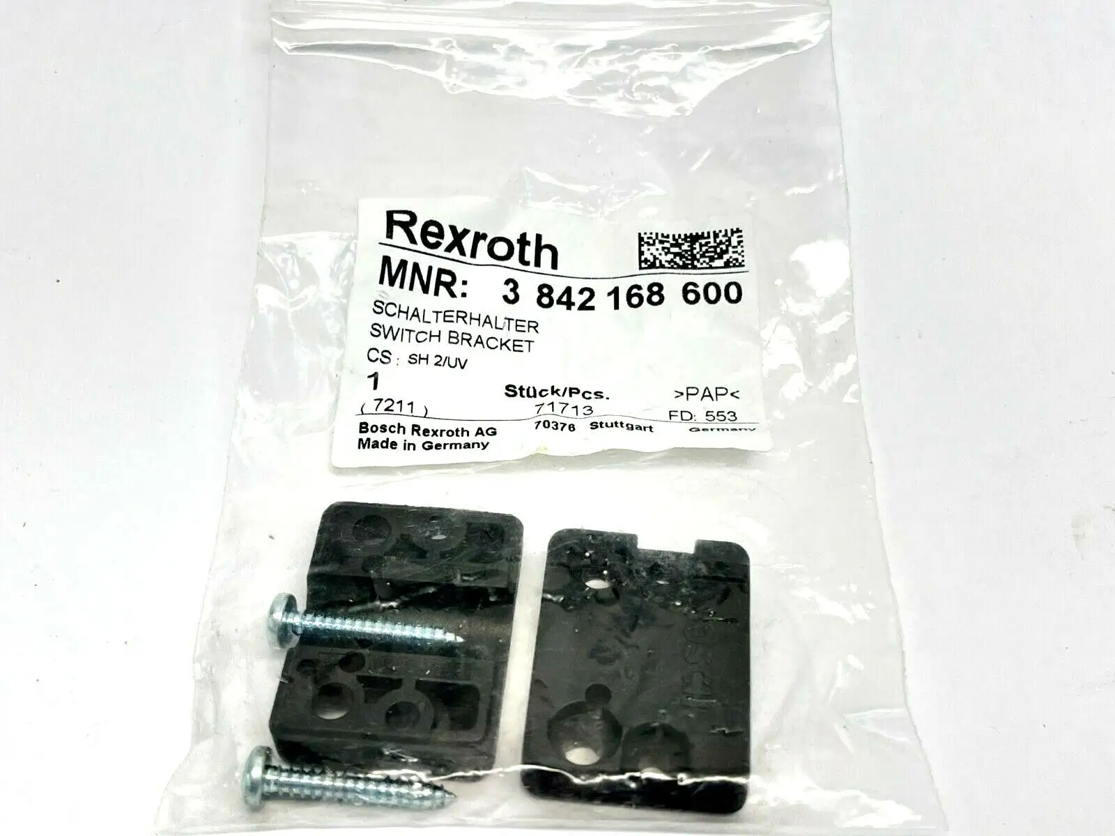 3842168600 | Bosch Rexroth  Switch Bracket - New Other