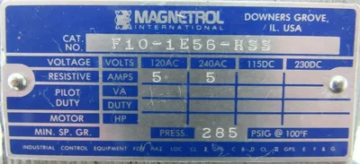 NEW MAGNETROL F10-1E56-HSS FLOW SWITCH F101E56HSS