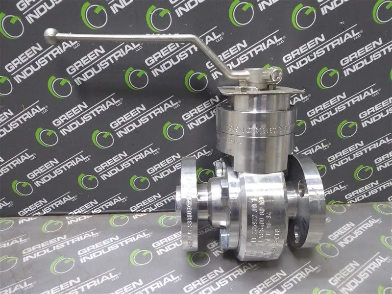 1/2" Perrin PS80H-0,5-L BA260 Series 80-M Two Way Ball Valve Class 400 Used