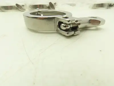 TL China 2" Steel Bolted Sanitary Clamp 304SS 2" Pipe Flange Dia 2.5" Lot of 20