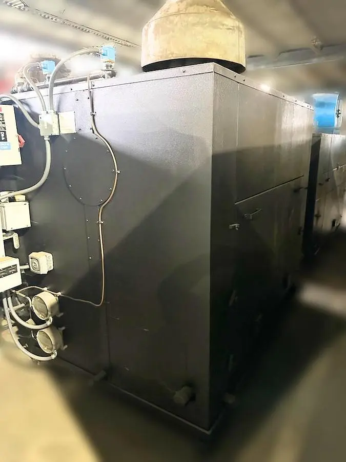 70 HP Parker Industrial Steam Boiler – 1994 Model 125 PSI