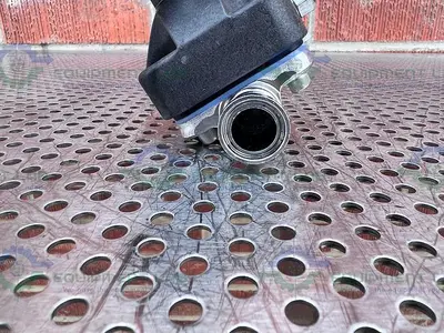 USED ITT PURE FLO .75-316L-RA15MAX-CWP150 DIAPHRAGM VALVE W/ 3/4" SANITARY FITTING
