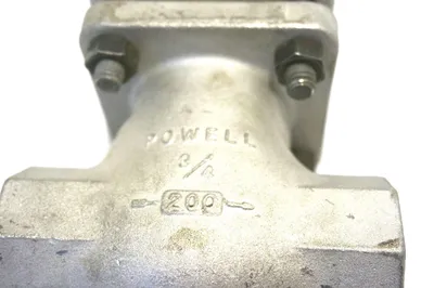 NEW POWELL B-1376 3/4" VALVE CF3M B1376