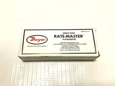 Dwyer RMA-5 Rate-Master Flowmeter 0-10SCFH Air 100PSI Maximum Press