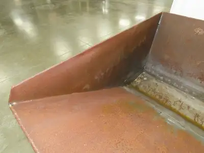 Self Dumping Hopper 1/2 Yd Capacity Heavy Duty Steel Casters 52x38x41"