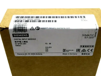 NEW SEALED SIEMENS 6ES7 321-1BH02-0AA0 INPUT MODULE 6ES73211BH020AA0