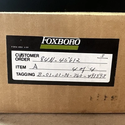 NEW Foxboro B0101N360491893