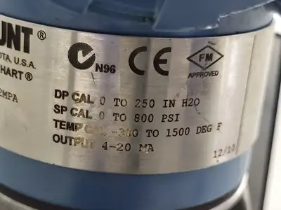 Used ROSEMOUNT 3095MA2CAAA13AA000DB Misc Electrical & Power Parts British Columbia CA | Lenmark #836407