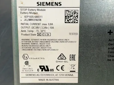 Used SIEMENS 6EP19356MD11 Batteries Ohio US | HGR 24 #1520849