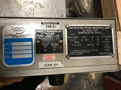 LB-40 Electro Steam Generator