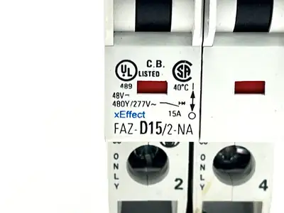 Used Eaton FAZ-D15/2-NA Circuit Breakers Michigan US | Maverick Industrial Sales #1394909