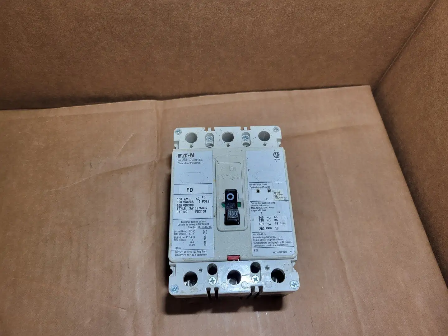 NEW EATON FD3150