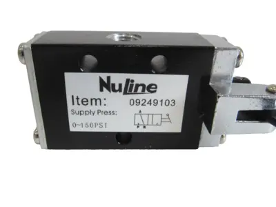 NEW NULINE 09249103 3 WAY 2 POSITION AIR VALVE LEVER 0-150PSI