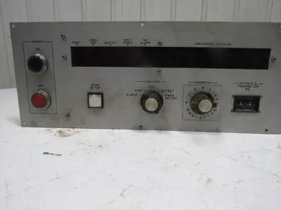 YASNAC SHIZUOKA 58407 Operator Interface Control Panel 3 Axes CNC