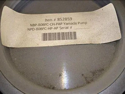 New | in-Stock YAMADA 852859 NBP-80BFC-CH-PAP YAMADA PUMP Diaphragm Pumps Pennsylvania US | East West Machinery & Drilling #1415520