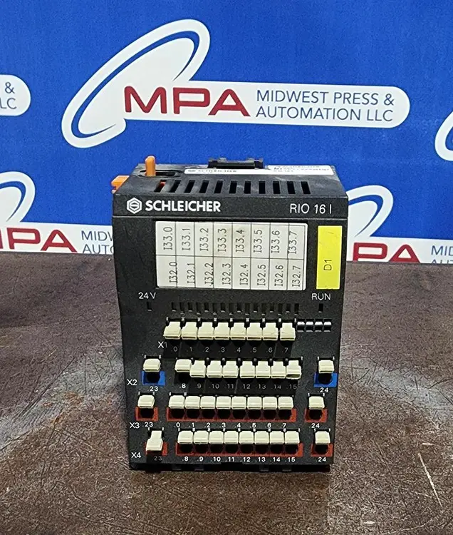Used SCHLEICHER RIO 16 I PLC Input & Output Michigan US | Midwest Press and Automation #1232154