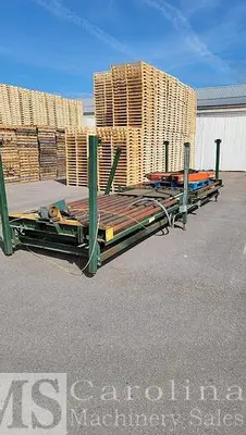 USED CUSTOM BUILT PALLET CONVEYOR LINE