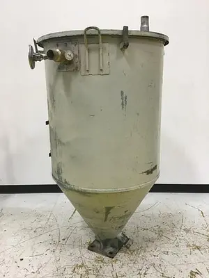 USED METAL FABRICATOR HOPPER