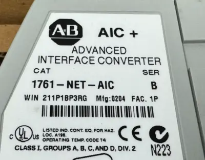 NEW ALLEN-BRADLEY ALLEN BRADLEY 1761-NET-AIC