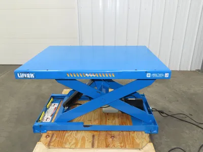 Bishamon Optimus Hydraulic Lift Table 2000lbs Lift2K 30" Travel 36x48" Top 1Ph