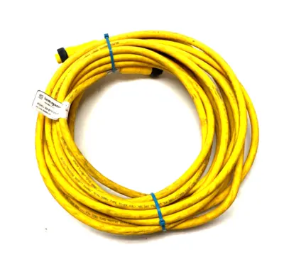 USED LUMBERG AUTOMATION DOUBLE-ENDED CABLE CORDSET M TO F 500003197
