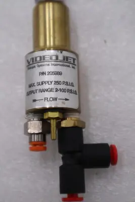 NEW VIDEOJET 205989 PRESSURE REGULATOR 250 PSIG STOCK H1086A
