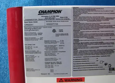 USED 2000 CHAMPION CRN25A1