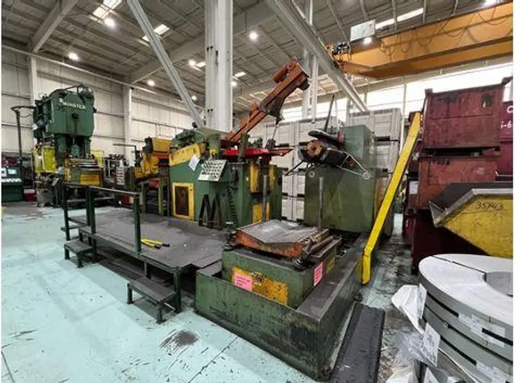 Used DALLAS DRFE-424; DPS-3-7-24RH; DJR-20,000#X24; LC-20000X24 Coil Feed Lines Michigan US | Midwest Press and Automation #1144784