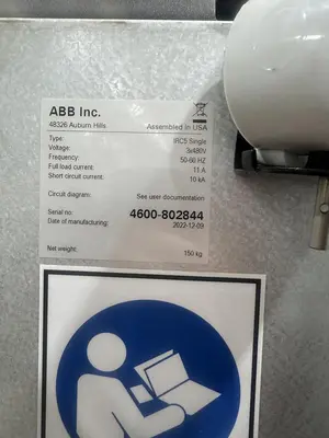 Used 2023 ABB ABB IRB 4600-40/2.55 Robots Michigan US | RAB Industries, Inc. #892331